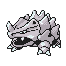 #111 Rhyhorn sprite Plata Shiny
