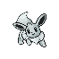 #133 Eevee sprite Plata Shiny