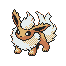 #136 Flareon sprite Plata Shiny