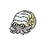 #138 Omanyte sprite Plata Shiny