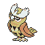 #164 Noctowl sprite Plata Shiny