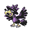 #198 Murkrow sprite Plata Shiny
