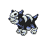 #228 Houndour sprite Plata Shiny