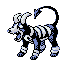 #229 Houndoom sprite Plata Shiny