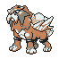 #244 Entei sprite Plata Shiny