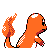 #004 Charmander sprite Posterior