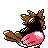 #021 Spearow sprite Posterior