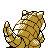 #027 Sandshrew sprite Posterior