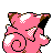 #035 Clefairy sprite Posterior