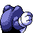 #062 Poliwrath sprite Posterior