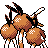 #085 Dodrio sprite Posterior
