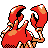 #098 Krabby sprite Posterior