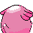 #113 Chansey sprite Posterior