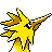 #145 Zapdos sprite Posterior