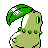 #152 Chikorita sprite Posterior