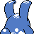 #184 Azumarill sprite Posterior