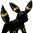 #197 Umbreon sprite Posterior