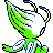 #251 Celebi sprite Posterior