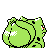 #001 Bulbasaur sprite Posterior Shiny