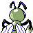 #015 Beedrill sprite Posterior Shiny
