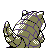 #027 Sandshrew sprite Posterior Shiny