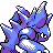 #034 Nidoking sprite Posterior Shiny