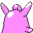 #040 Wigglytuff sprite Posterior Shiny