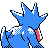 #055 Golduck sprite Posterior Shiny
