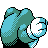 #062 Poliwrath sprite Posterior Shiny