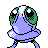 #072 Tentacool sprite Posterior Shiny