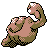 #074 Geodude sprite Posterior Shiny