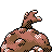 #075 Graveler sprite Posterior Shiny