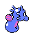 #116 Horsea sprite Posterior Shiny