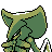 #141 Kabutops sprite Posterior Shiny