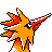 #145 Zapdos sprite Posterior Shiny