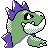 #159 Croconaw sprite Posterior Shiny