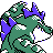 #160 Feraligatr sprite Posterior Shiny