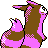 #162 Furret sprite Posterior Shiny