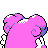 #242 Blissey sprite Posterior Shiny