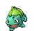 #001 Bulbasaur sprite Esmeralda