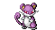 #019 Rattata sprite Esmeralda