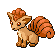 #037 Vulpix sprite Esmeralda