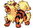 #059 Arcanine sprite Esmeralda