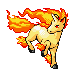 #078 Rapidash sprite Esmeralda