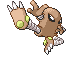 #106 Hitmonlee sprite Esmeralda