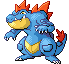 #160 Feraligatr sprite Esmeralda