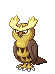 #164 Noctowl sprite Esmeralda