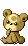 #216 Teddiursa sprite Esmeralda