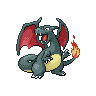 #006 Charizard sprite Esmeralda Shiny