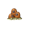 #051 Dugtrio sprite Esmeralda Shiny